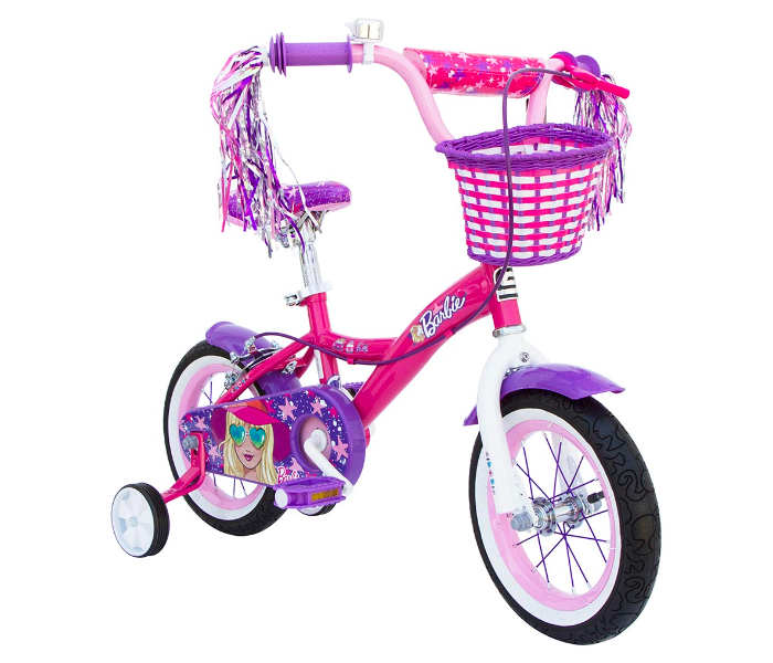 Spartan 12 Inch Mattel Barbie Bicycle For Kids - Purple - Zoom Image 1