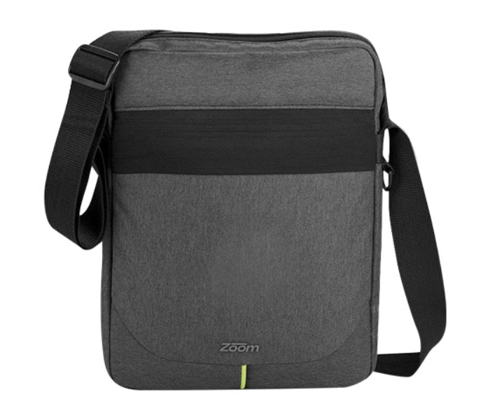 Zoom 9018  Power-Stretch Tablet Messenger Bag - Grey and Black - Zoom Image 1