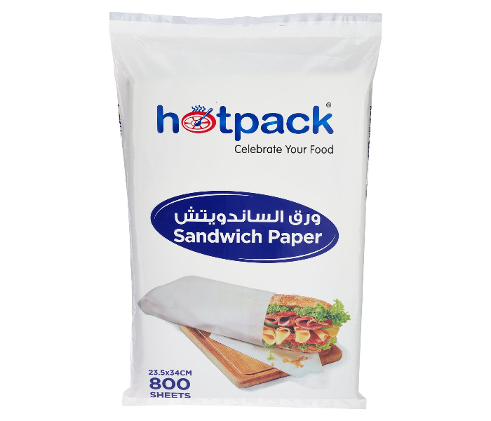 Hotpack HSMSW800 Sandwich Paper - White - Zoom Image 1