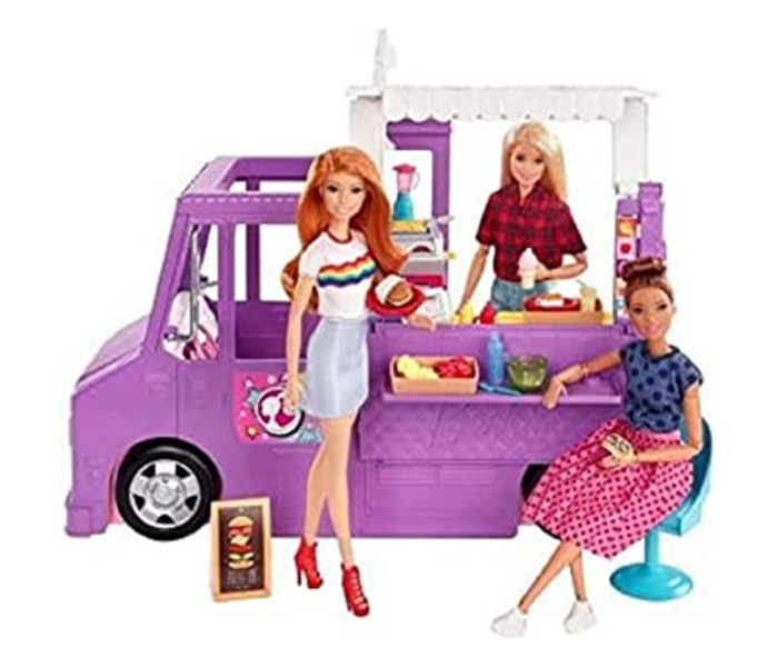 Mattel Barbie Food Truck Playset Activity Toy for Kids - Zoom Image 1