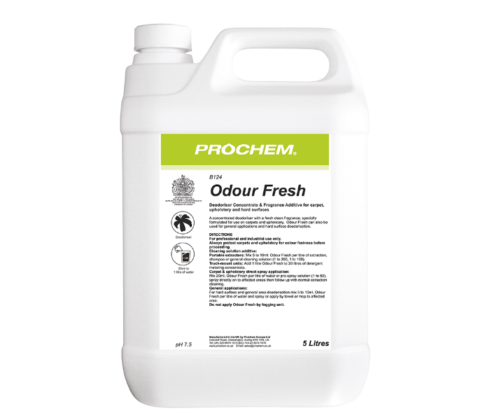 Prochem B124 5Litre Stain Cleaner Odour Fresh - Zoom Image