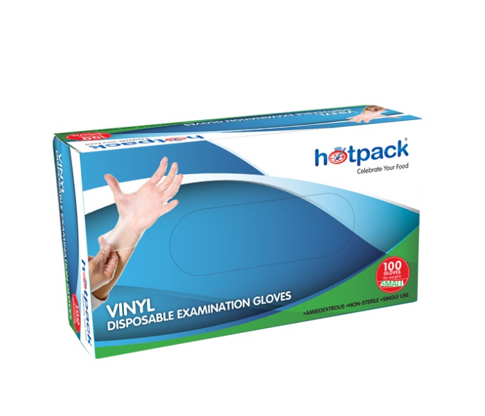 Hotpack VGS Set of 100 Pieces Small Vinyl Gloves - Zoom Image 1