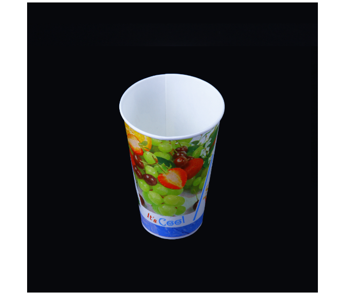 Hotpack HSMPJC12 Set of 25 Pieces 12-Oz Paper Juice Cup with Lid - Zoom Image 3