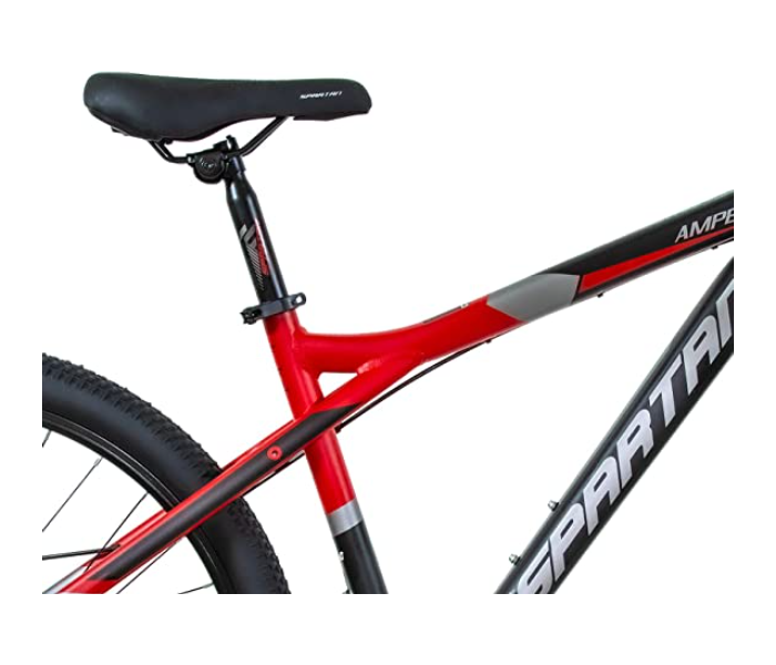 Spartan 27.5 Inch Ampezzo Mountain Bike Alloy Bicycle For Adult - Black and Red - Zoom Image 3