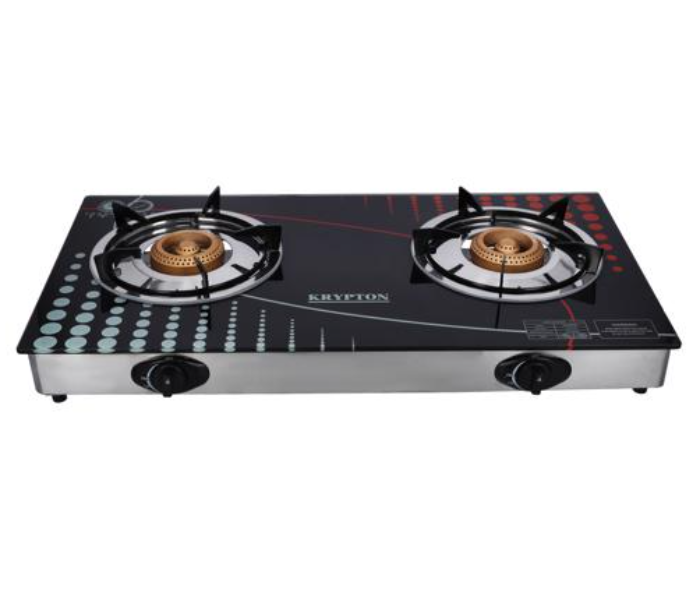 Krypton KNGC6002 Double Burner Stainless Steel Gas Stove with Glass Top - Zoom Image 4