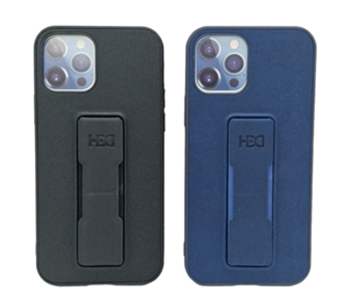 Mobile Case With Hand Strap for iPhone 13 Pro - Navy Blue - Zoom Image 1