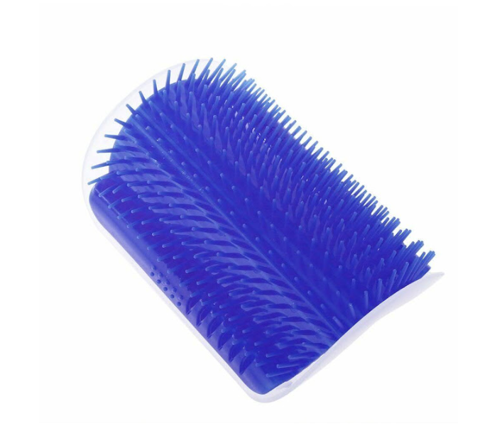 GTC 22000946 Cat Corner Self Groomer with Catnip Wall Corner Massage Comb Corner Scratcher - Blue - Zoom Image 2