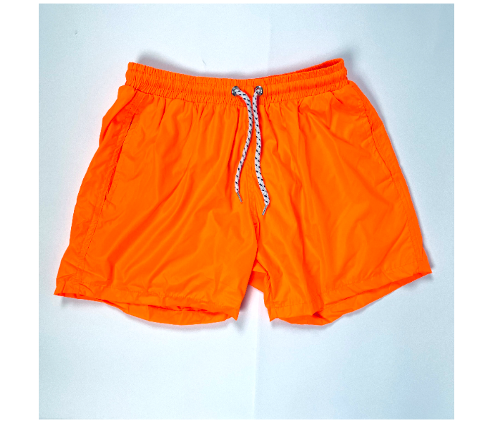 Bright Large Swimming Shorts For Men - Orange - Zoom Image 2