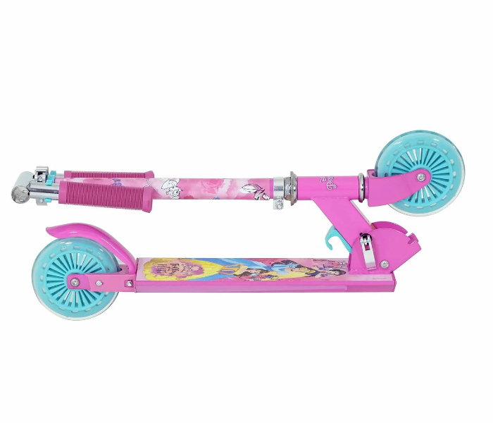 Spartan Princess 120mm Folding Scooter For Kids - Pink and Blue - Zoom Image 2