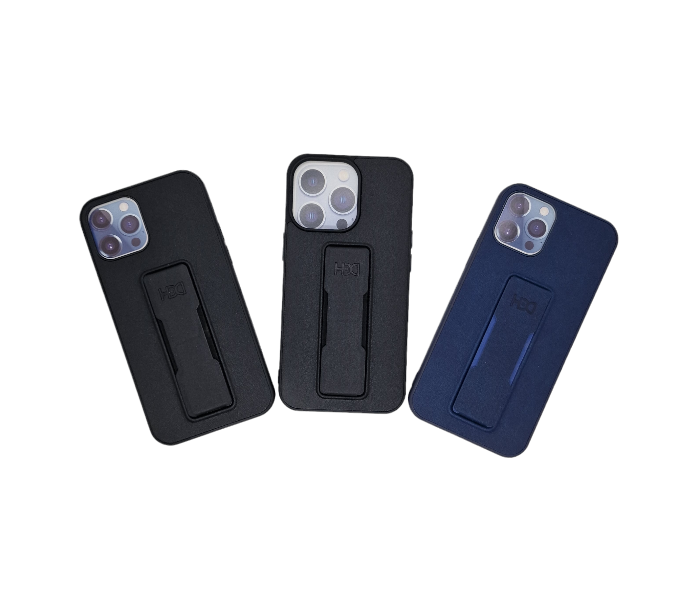 Mobile Case With Hand Strap for iPhone 13 Pro - Navy Blue - Zoom Image 2