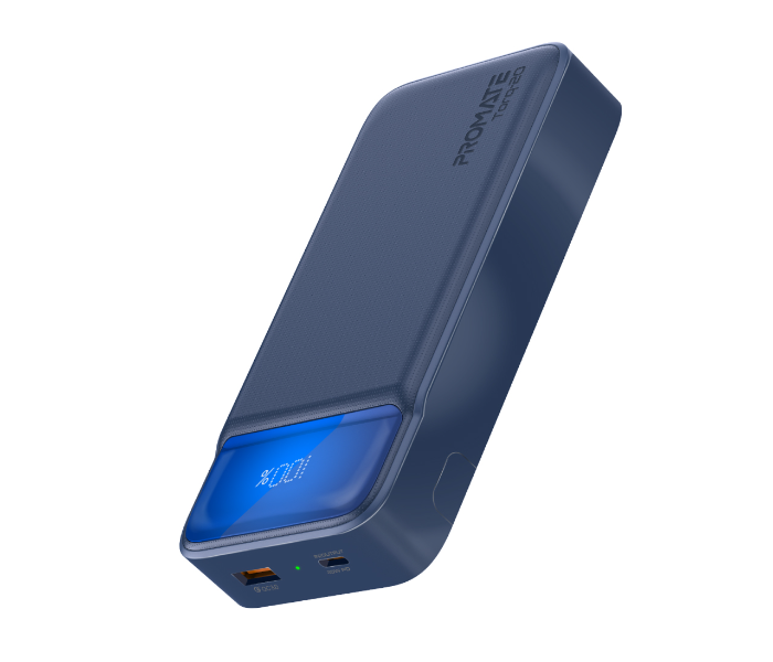 Promate 20000mAh 20Watts Power Bank with Kickstand - Navy - Zoom Image 1