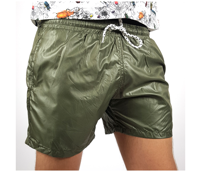 Shiny Swimming XL Shorts For Men - Green - Zoom Image 1