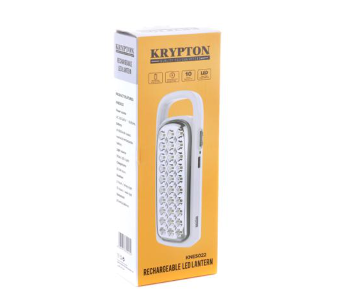 Krypton KNE5022 4V 1600mAh Rechargeable Led Lantern - White - Zoom Image 4