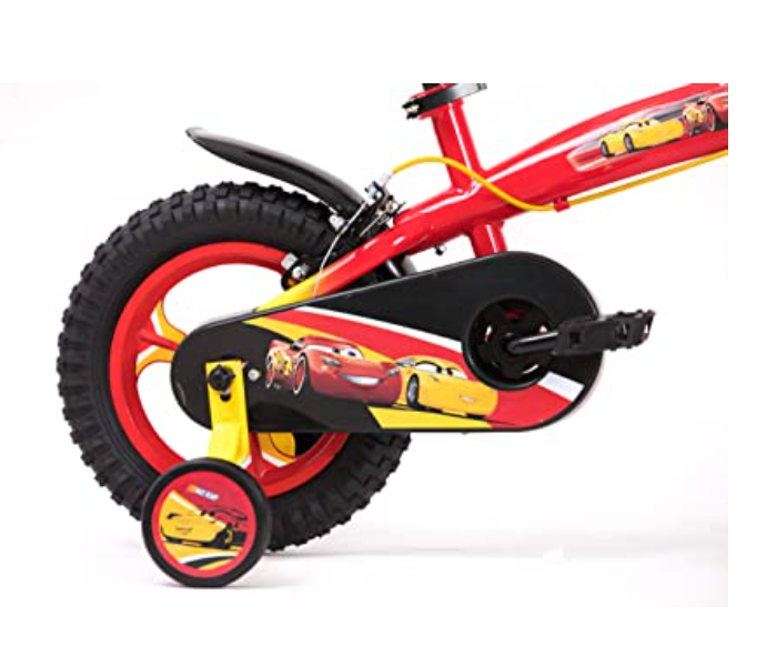 Spartan 12 Inch Disney Cars Bicycle For Kids - Red and Black - Zoom Image 3