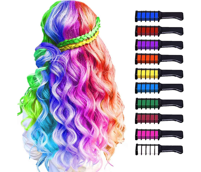 Generic 10 Color Hair Chalk for Girls Kids Birthday Gift - Zoom Image 1