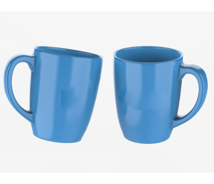 9076 350ml  Medellin Ceramic Mug - Blue - Zoom Image