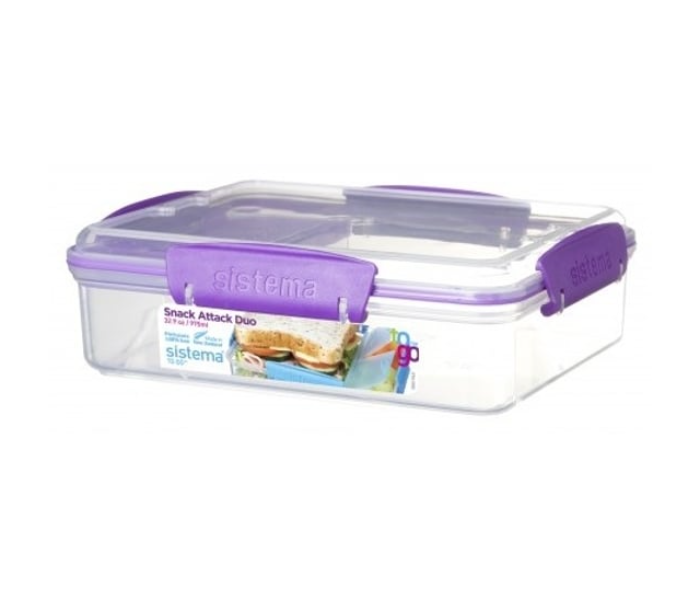 Sistema 975ml To Go Lightweight Snack Attack Duo Lunch Box - Zoom Image 10