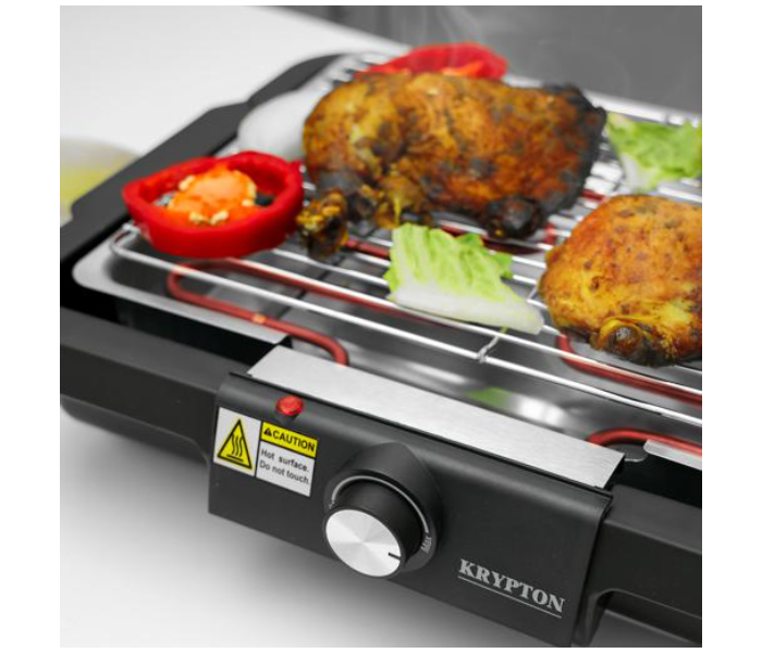 Krypton KNBG6386 2000Watts Electric Smokeless BBQ Grill - Black - Zoom Image 2