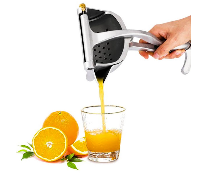 GTC 22000959 Juice Squeezer Manual Juicer Handheld Aluminum Alloy Juice Extractor - Silver - Zoom Image 3