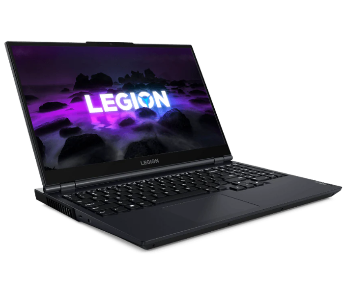 LENOVO LEGION 5  15ACH6H-82JW00LRAX 15.6 Inch FHD AMD R7 5800H Processor 16GB RAM 512GB SSD 4GB NVIDIA RTX 3050TI Graphics Windows 11 Home English-Arabic Keyboard - Phantom Blue - Zoom Image 1