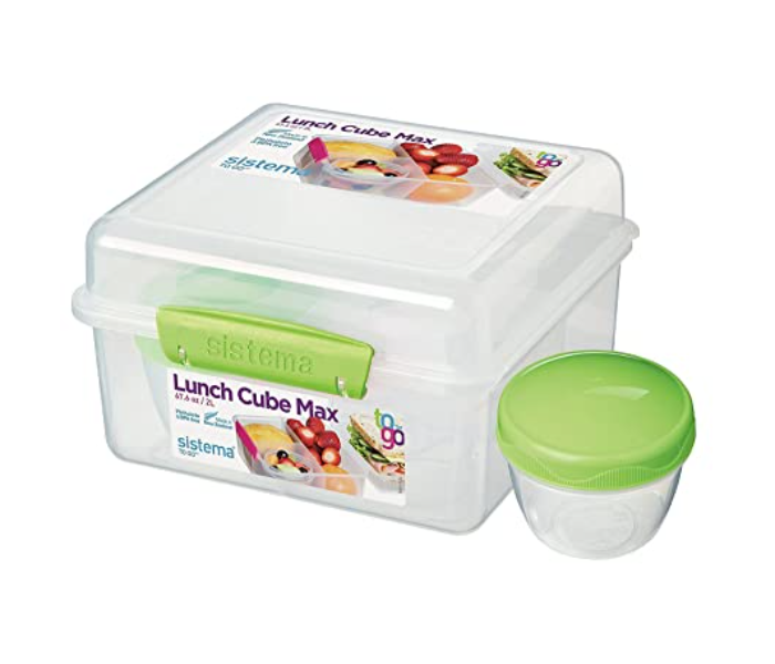 2L Lunch Cube Max with Yogurt Pot