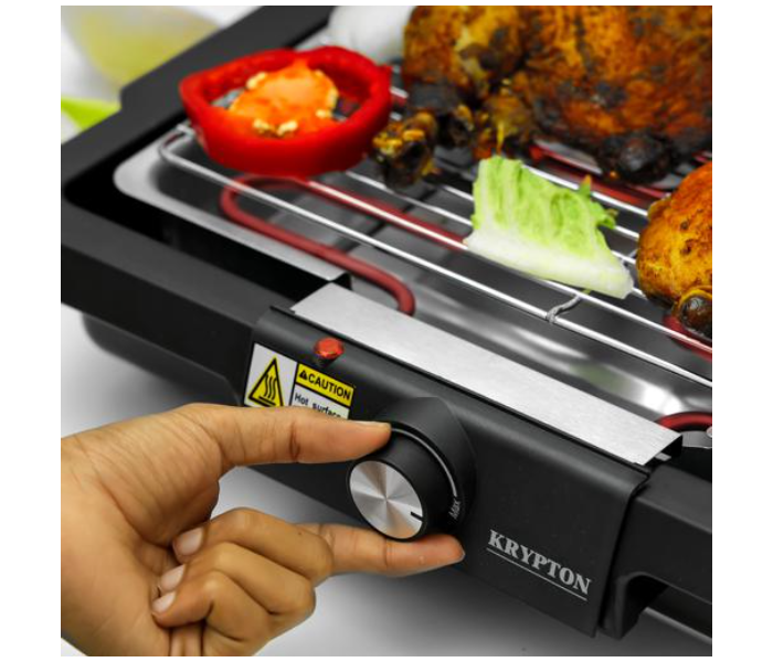 Krypton KNBG6386 2000Watts Electric Smokeless BBQ Grill - Black - Zoom Image 3