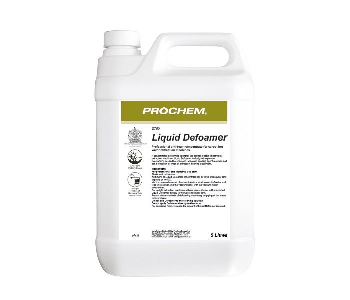 Prochem S760 5Litre Stain Cleaner Liquid Defoamer - Zoom Image