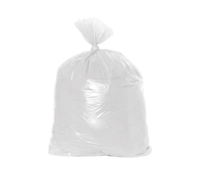 Hotpack HSMDBBRW4555 Set of 50 Pieces 45X55 cm 10Gallon Dustbin Liners Roll - White - Zoom Image 3