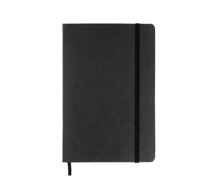 9073  Classic A5 Hard Cover Notebook - Grey - Zoom Image 1