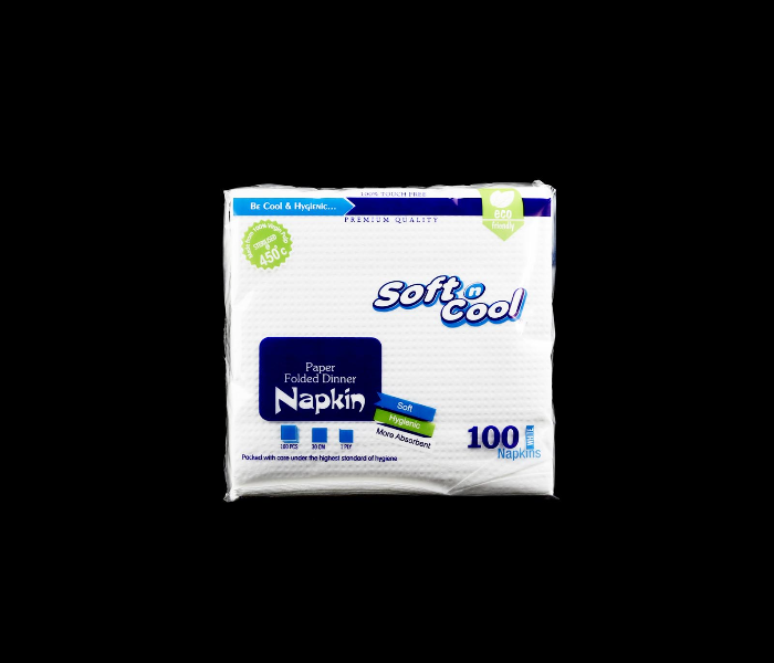 Hotpack SNCN3030 Set of 100 Pieces 30x30cm Soft N Cool Paper Napkin - Zoom Image 3