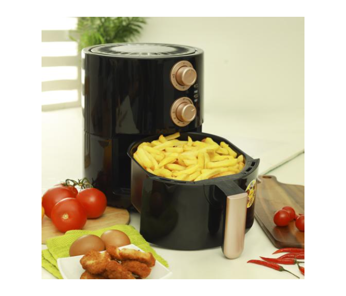 Krypton KNAF6340 3.5Litre 1400Watts Non-Stick Fryer for Steak Air Fryer - Black - Zoom Image 3