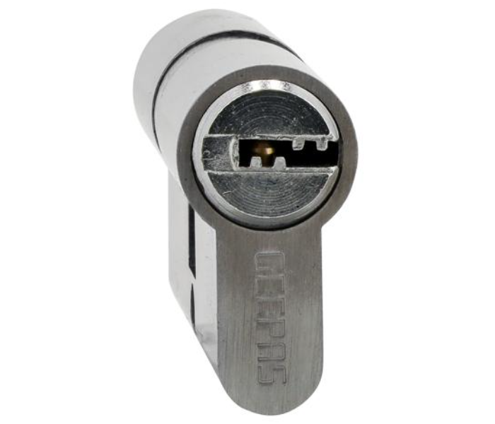 Geepas GHW65075 5 Keys Pin  Anti-Bump Anti-Drill Double Cylinder  Door Lock - Silver - Zoom Image 2