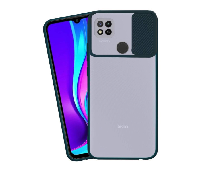 Shockproof Back Cover for Redmi 9C - Green - Zoom Image 1