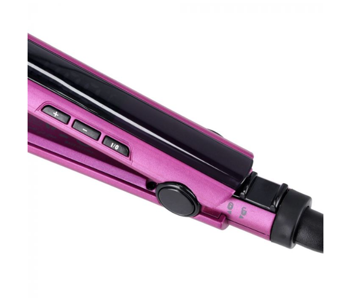 Geepas GHS86048 Ceramic Coated Plates Straightener - Purple and Black - Zoom Image 2