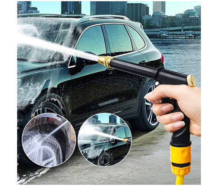 GTC 22000960 High Pressure Car Wash Water Gun Kit With 10 Meter Hose - Black and Yellow - Zoom Image 3