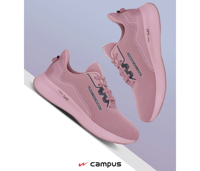 Bubble UK 8 Sized Campus Sports Shoe For Women - Mauve - Zoom Image