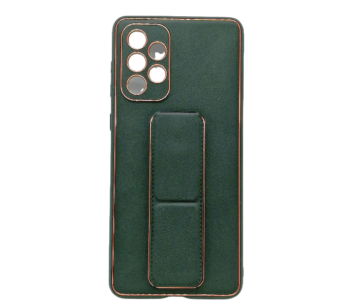 Magnetic Case With Stand Wrist Strap for Samsung A73 - Green - Zoom Image