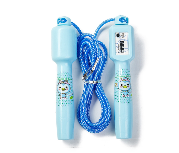 Cartoon Children Counting Skipping Rope - Blue - Zoom Image 1