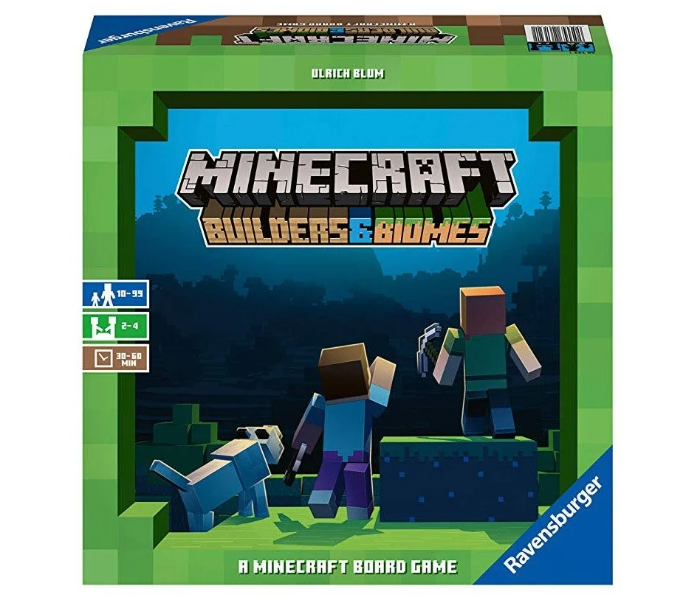 Ravensburger Minecraft Builders and Biomes Board Game Puzzle for Adult - Zoom Image