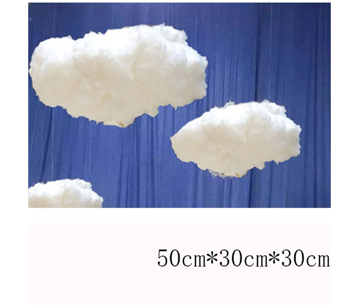 Wedding Scene Layout 50 x 30 x 30 cm Cotton Simulation Cloud for Stage Decoration - White - Zoom Image 1