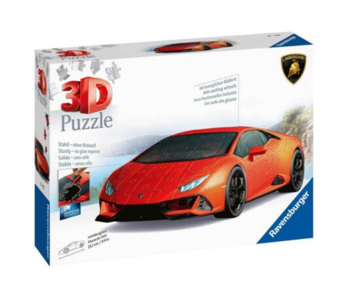 Ravensburger Lamborghini Huracan 108 piece Puzzle Game for Adult - Zoom Image