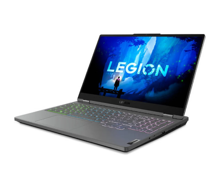 Lenovo 82RB00BKAX Legion 5 Gaming Laptop 15.6 Inch WQHD Intel Core i7-12700H Processor 16GB RAM 1TB SSD 6GB NVIDIA GeForce RTX 3060 Graphics Windows 11 English Arabic Keyboard - Grey - Zoom Image 3