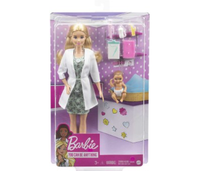 Mattel Barbie Baby Doctor Doll Activity Toy for Kids - Zoom Image 1