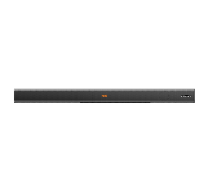 Promate Multipoint Pairing and Remote Control 60 Watts Soundbar with 28Watts Subwoofer - Black - Zoom Image 1