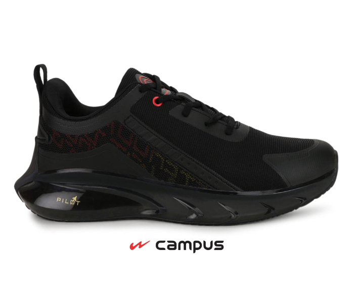 Syclone UK 7 Sized Campus Sports Shoe For Men - Black - Zoom Image