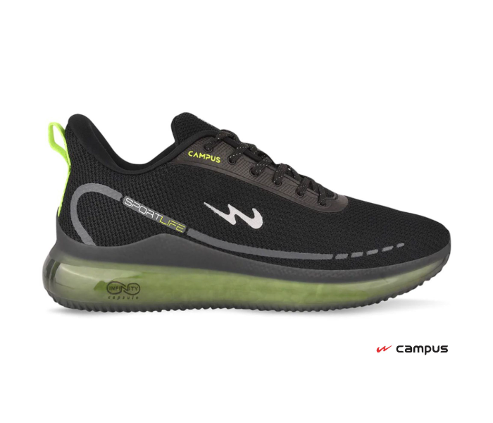 Sensor UK 10 Sized Campus Sports Shoe For Men - Grey Green - Zoom Image