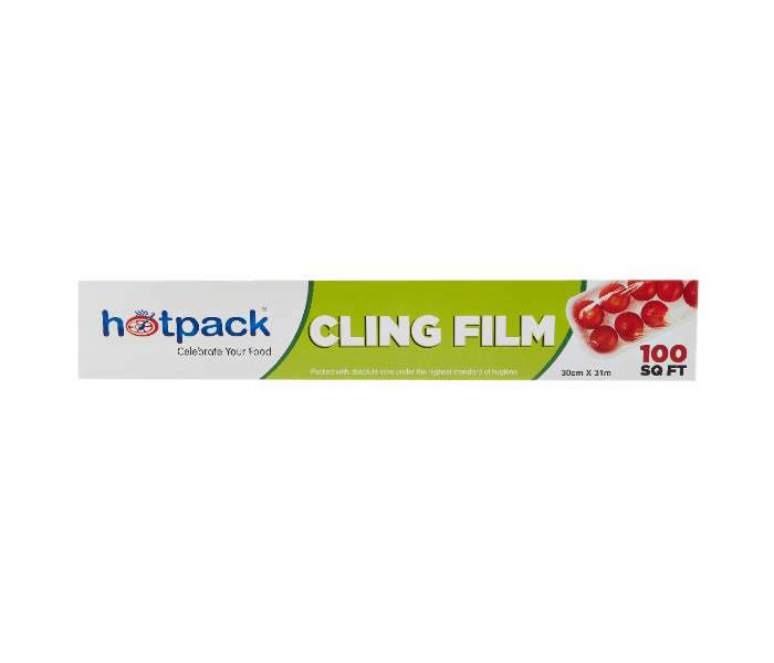 Hotpack CF100 100 Squarefeet Food Wrap Cling Film - Zoom Image 1