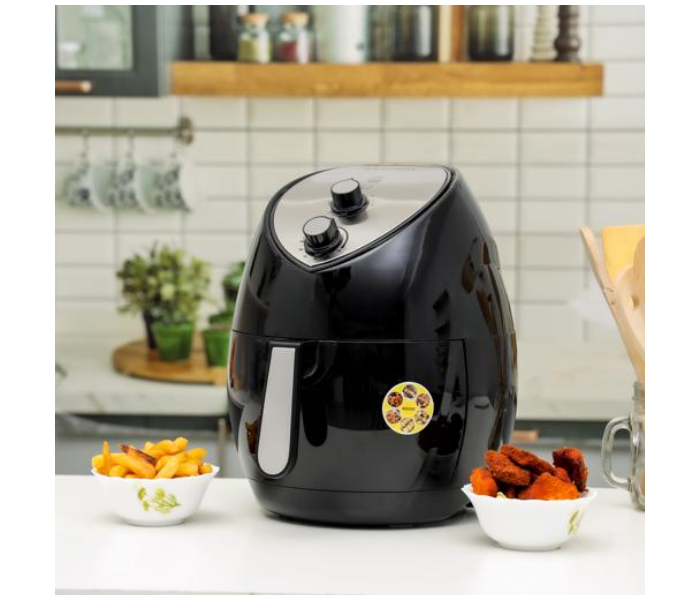 Krypton KNAF6358 6Litre Stainless Steel Panel Air Fryer - Black - Zoom Image 2