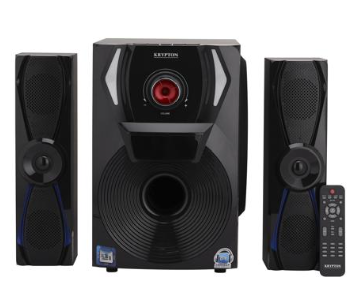 Krypton KNMS5339 10Inch 2.1 Multi Media Speaker - Black - Zoom Image 1