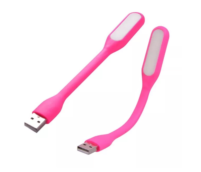 USB Rechargeable Led Portable Light Lamp - Pink - Zoom Image 1